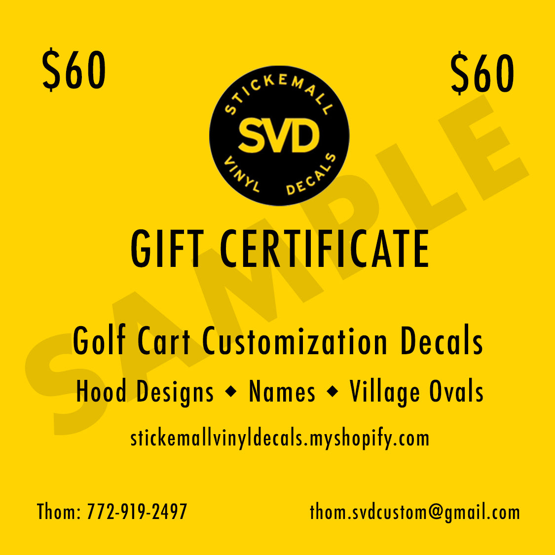 Gift Certificate