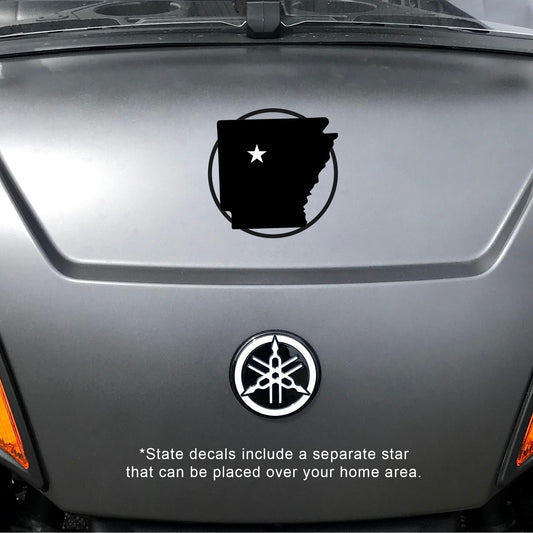 Home State Arkansas Vinyl Decal