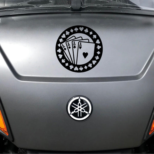 Playing Cards Vinyl Decal (Samba, Euchre, Poker)