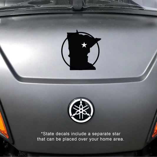 Home State Minnesota Vinyl Decal