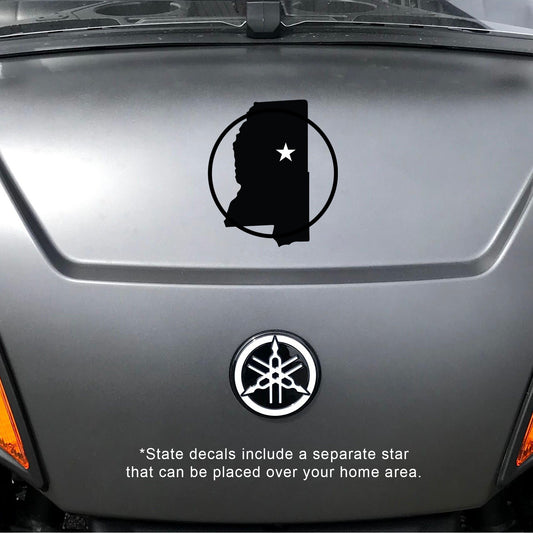 Home State Mississippi Vinyl Decal