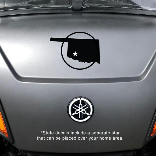 Home State Oklahoma Vinyl Decal