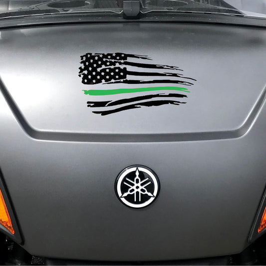 Thin Green Line Vinyl Decal